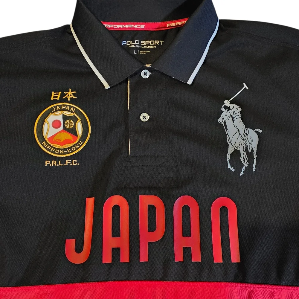 Ralph Lauren Black Polo Sport Shirt Sz Lg - Picture 5 of 5
